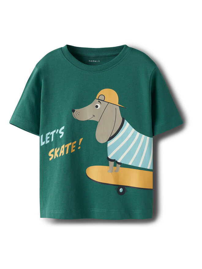 NAME IT NAME IT Póló Helge 13238145 Zöld Regular Fit