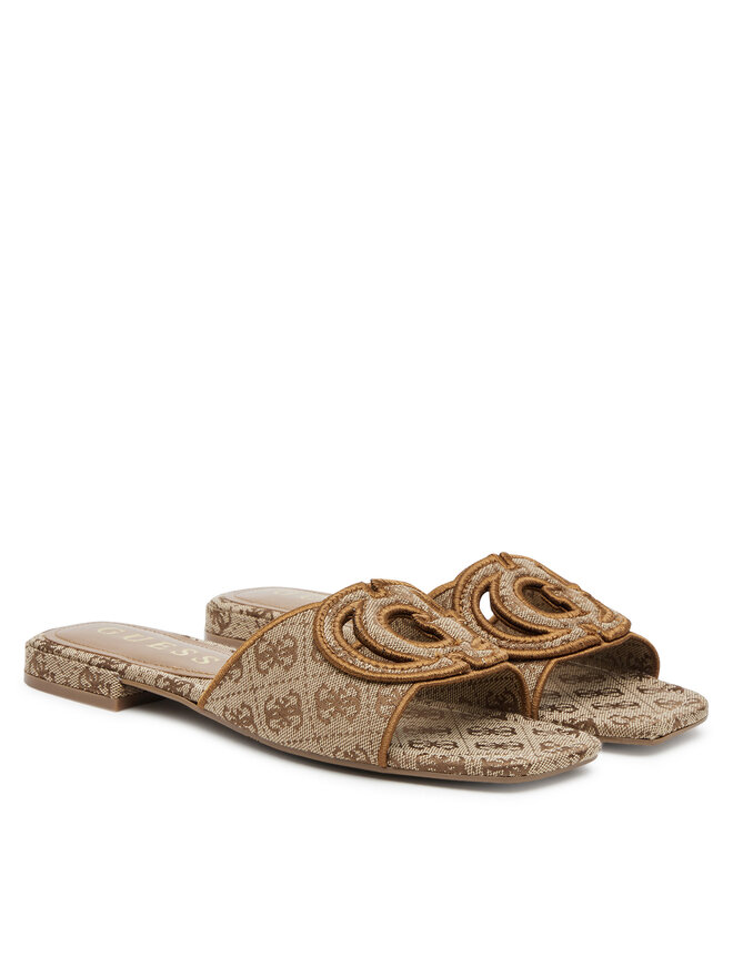 Guess Παντόφλες Guess FLJTSE FAL19 Καφέ