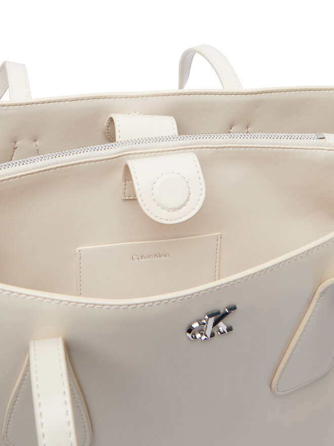 Calvin Klein Handtasche Calvin Klein Ck Medium Work Tote LV04F3442G Weiß