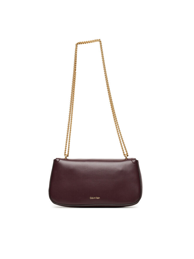 Calvin Klein Handtasche Calvin Klein Ck Convertible Chain Small Bag LV04F3172G Dunkelrot