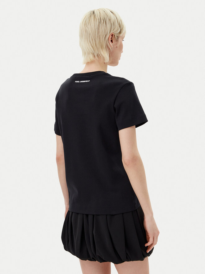 KARL LAGERFELD KARL LAGERFELD T-Shirt A1W17130 Μαύρο Regular Fit