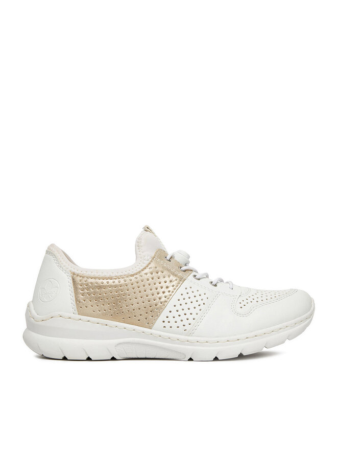 Rieker Sneakers Rieker L3254-80 Alb
