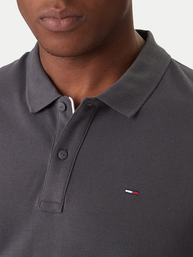 Tommy Jeans Tommy Jeans Poloshirt DM0DM20676 Grau Slim Fit