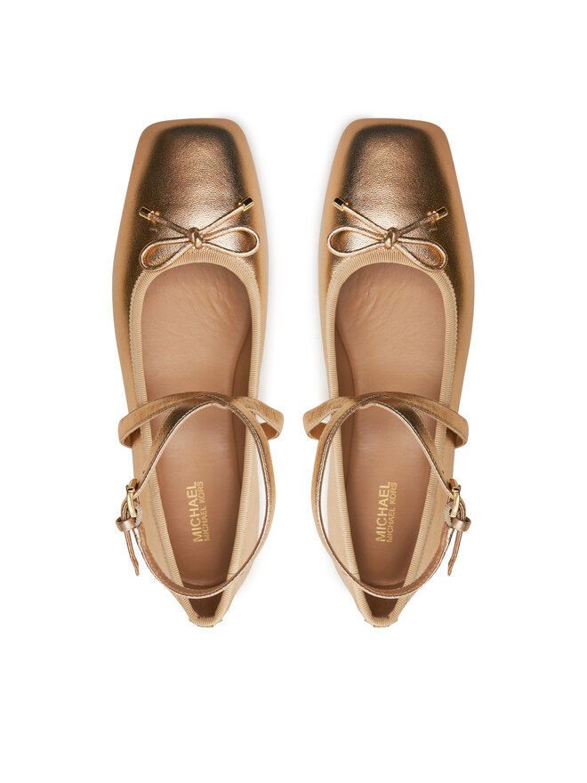 MICHAEL Michael Kors Baleriny MICHAEL Michael Kors Collette Flex Ballet 40T4CTFP1M Złoty