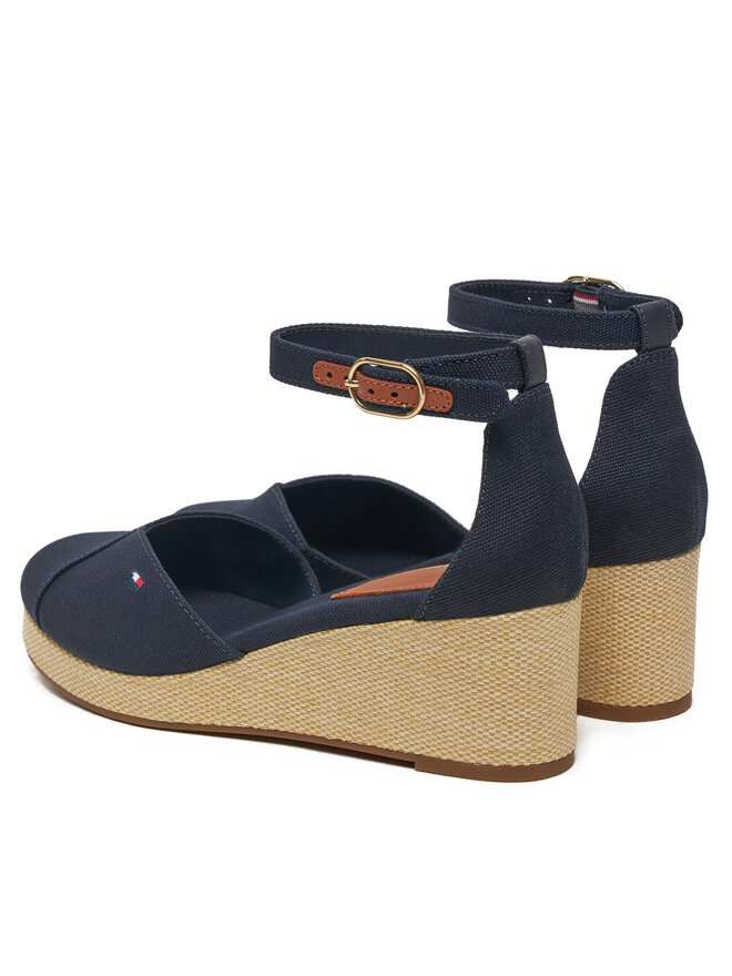 Tommy Hilfiger Espadryle Tommy Hilfiger FW0FW08657 Granatowy