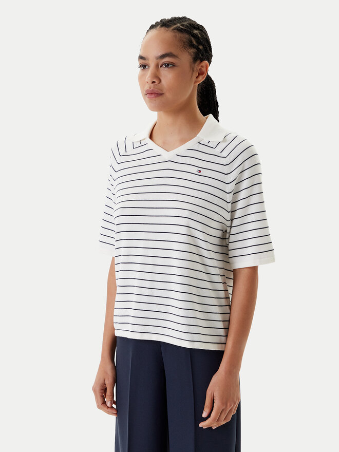 Tommy Hilfiger Tommy Hilfiger Poloshirt WW0WW45694 Dunkelblau Regular Fit