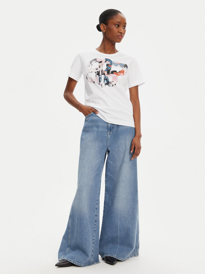 Munthe Munthe T-Shirt Prato 252110425260 Λευκό Regular Fit