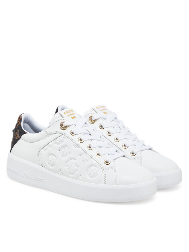Guess Сникърси Guess FLJRON FAL12 Бял