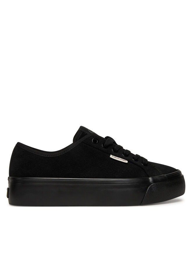 Calvin Klein Zapatillas Calvin Klein Vulc Flatf Lace Up Sue/Wl Ck YW0YW02000 Negro