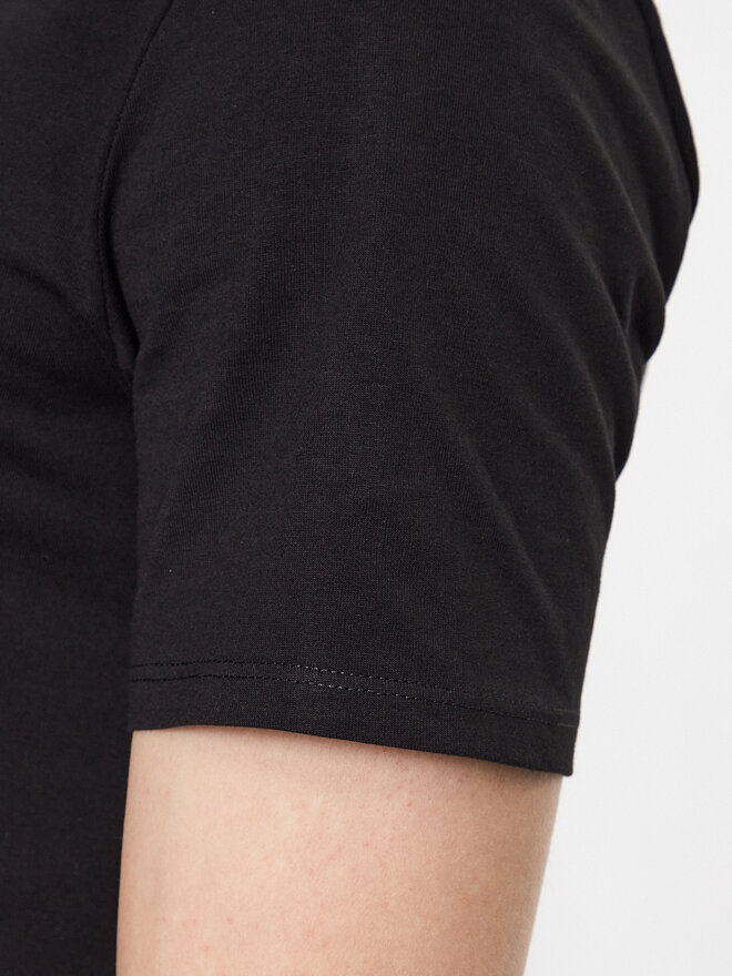 Guess Guess Marškinėliai M2YI36 I3Z14 Juoda Slim Fit