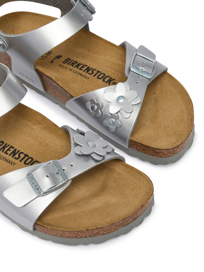 Birkenstock Босоніжки Birkenstock Rio As Flowers 1031702 D Срібний