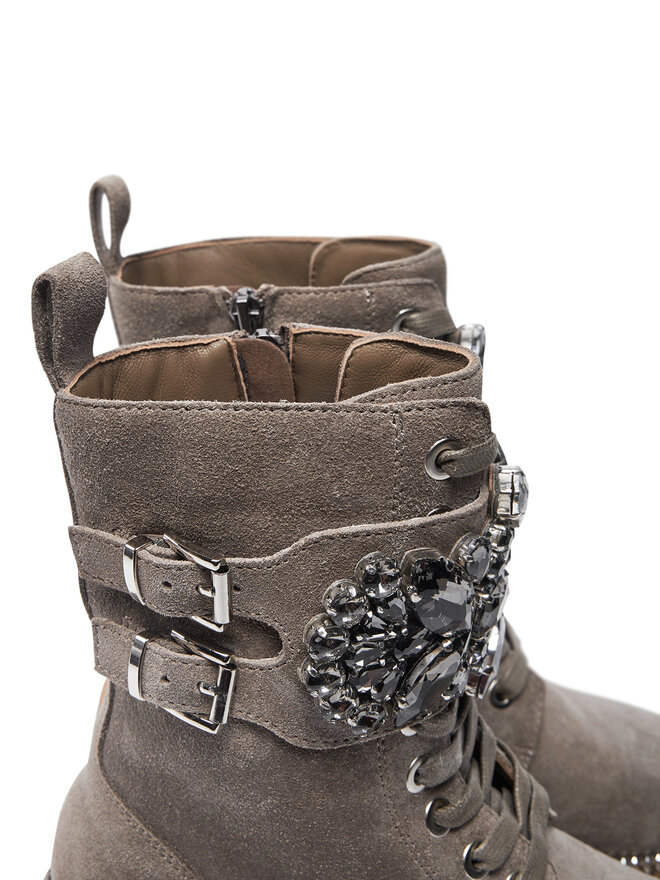 Alma En Pena Schnürschuhe Alma En Pena I240858 Khakifarben