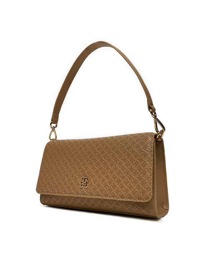 Tommy Hilfiger Ročna torba Tommy Hilfiger AW0AW16933 Rjava