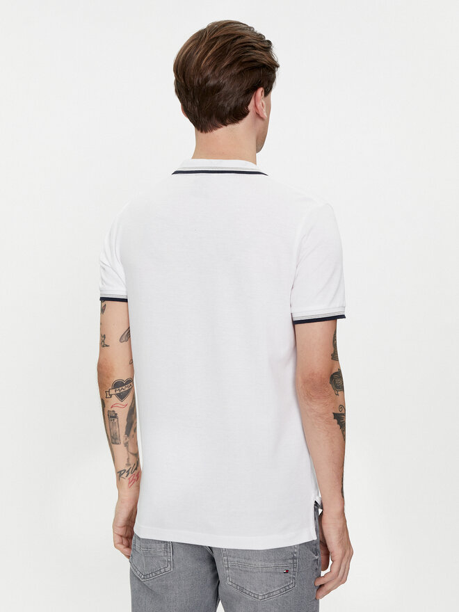 Geox Geox Poloshirt M4510Q T2649 F1492 Weiß Regular Fit