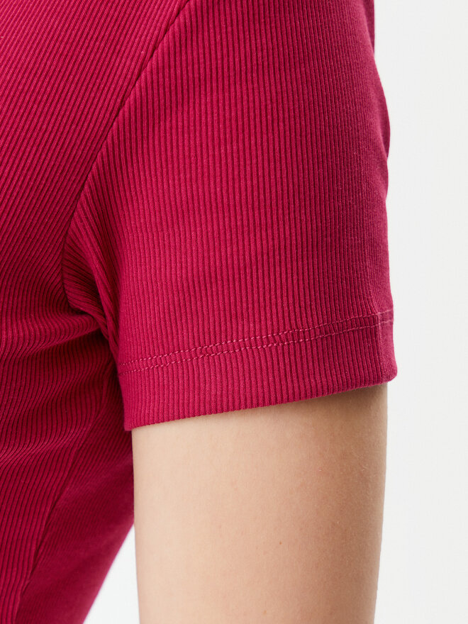 Tommy Jeans Tommy Jeans T-Shirt Essential DW0DW17385 Rosa Slim Fit