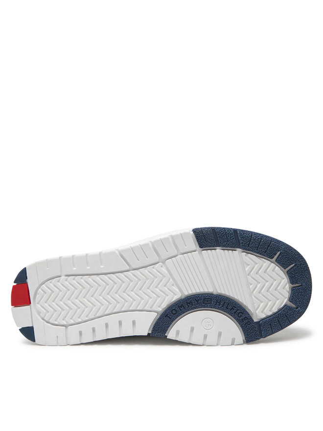 Tommy Hilfiger Tenisice Tommy Hilfiger Mid Cutlace-Up Sneaker T3X9-33641-1351 S Tamnoplava