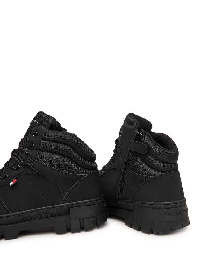 Tommy Hilfiger Schnürschuhe Tommy Hilfiger T3X5-35292-0316 S Schwarz