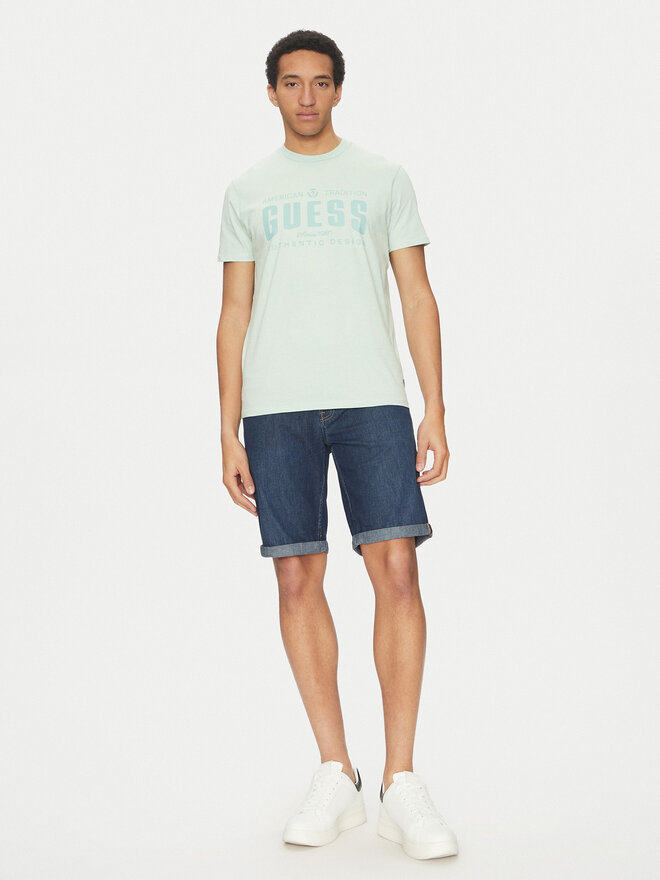 Guess Guess T-Shirt M5GI27 KBW41 Grün Regular Fit