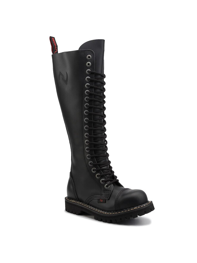 Nagaba Schnürstiefel Nagaba 020H Schwarz