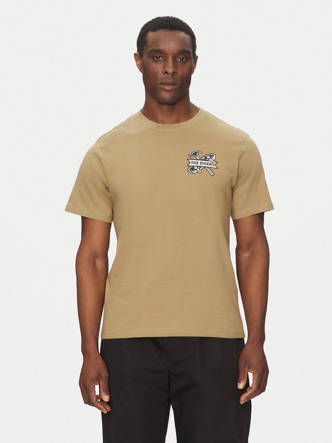 Element Element Camiseta ELYZT00522 Caqui Regular Fit
