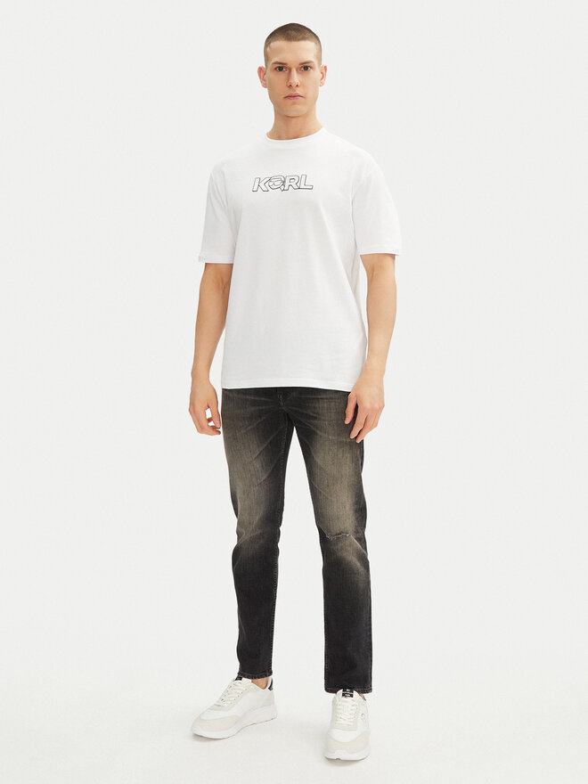 KARL LAGERFELD KARL LAGERFELD T-Shirt 755156 552235 Weiß Regular Fit