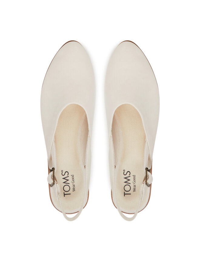 Toms Sandales Toms Jade Slingback 10022014 Écru