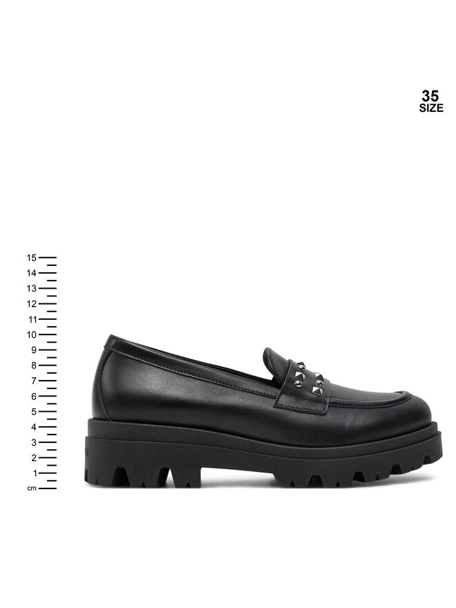 TWINSET Slipper TWINSET Mocassino 242GCJ024 Schwarz