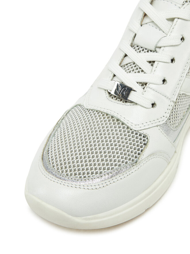 CAPRICE Sneaker Bassa Donna 9-9-23712-29 – Larghezza G, Pelle, Plantare Intercambiabile, Tecnologia CLIMOTION PRO