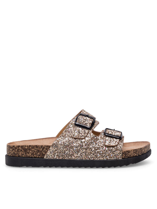 DeeZee Pantoletten DeeZee WFA2752-1 Goldfarben