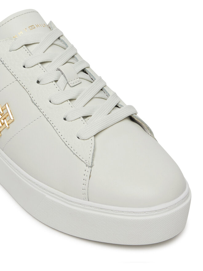 Tommy Hilfiger Sneakersy Tommy Hilfiger Platform Court Sneaker FW0FW08464 Biały