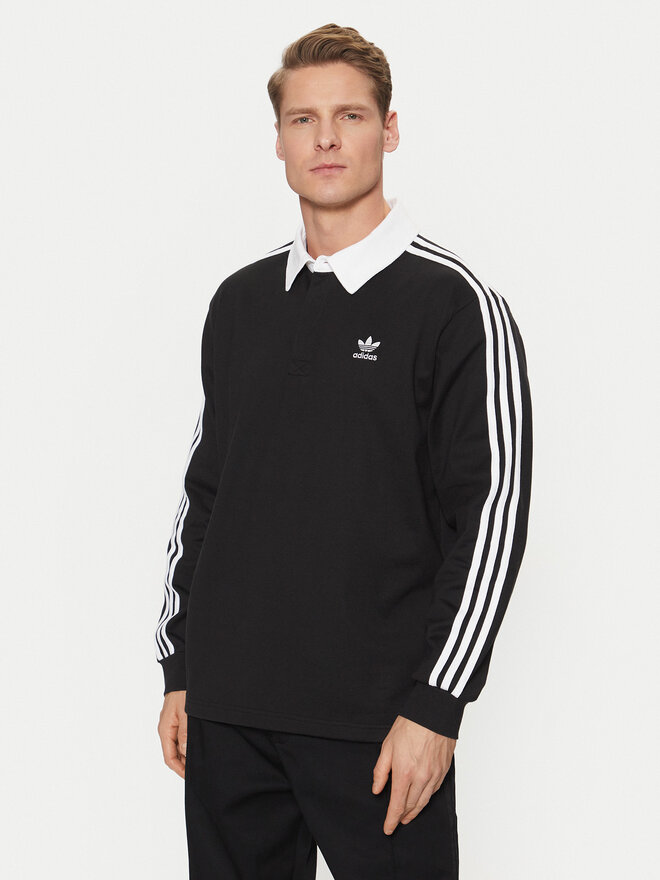 adidas adidas Poloshirt adicolor Rugby IZ4806 Schwarz Regular Fit
