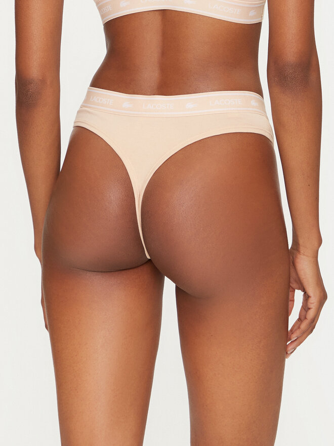 Lacoste Lacoste Stringtanga 8F1342 Beige