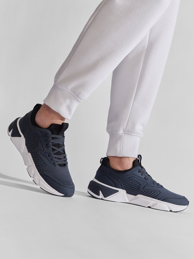 Calvin Klein Sneakers Calvin Klein Low Top Lace Up Knit HM0HM00647 Dunkelblau
