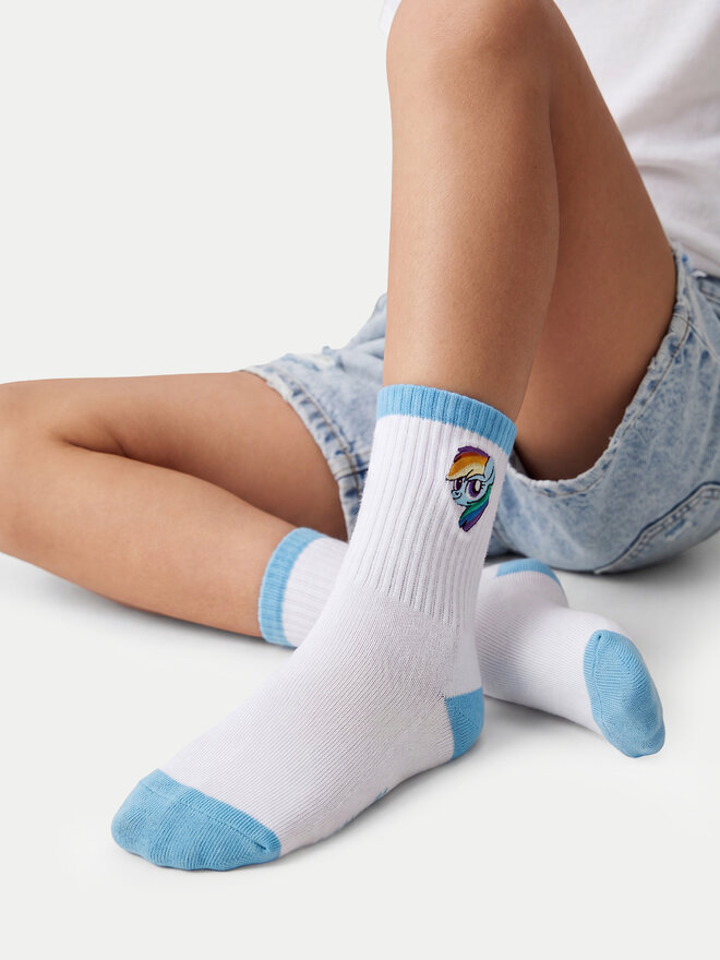 My Little Pony Довгі шкарпетки My Little Pony CEO-ACCCS-SS26-309MLP(2-PACK) Білий