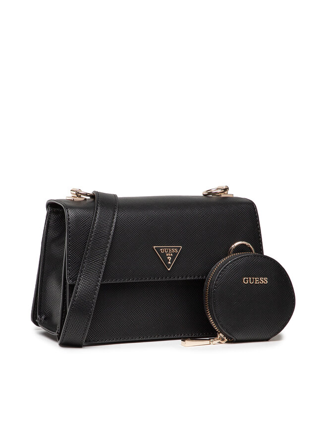 Guess Handtasche Guess Alexie Crossbody Flap HWVG84 16190 Schwarz