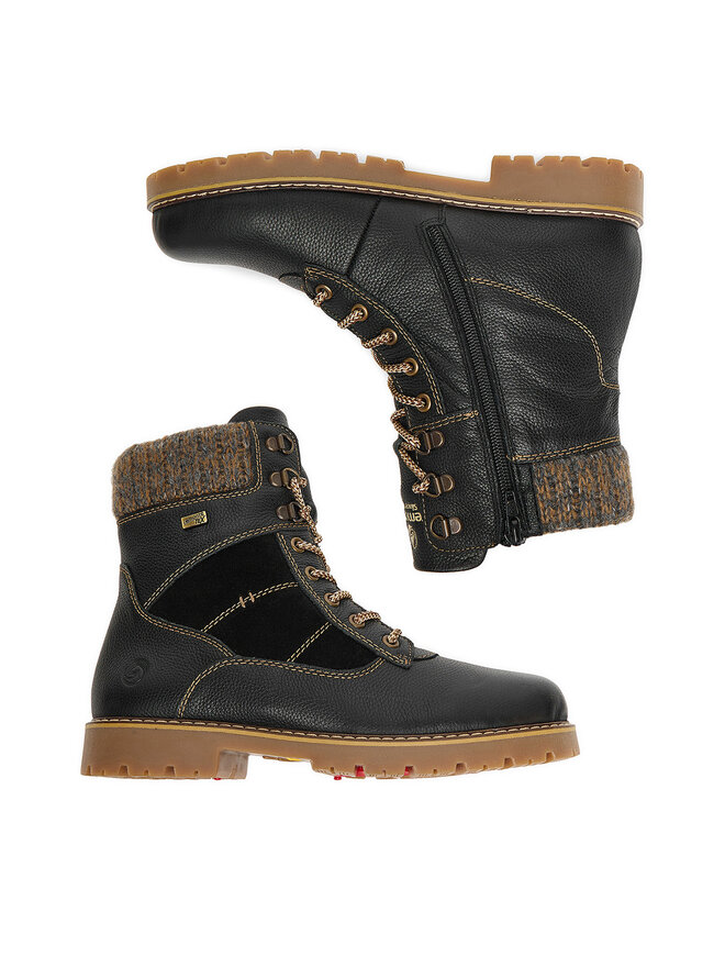 Remonte Schnürschuhe Remonte CEO-D9378-00 Schwarz