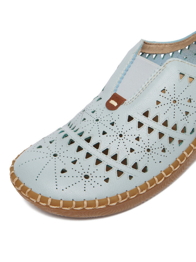 Rieker Halbschuhe Rieker CEO-N2452-10 Hellblau
