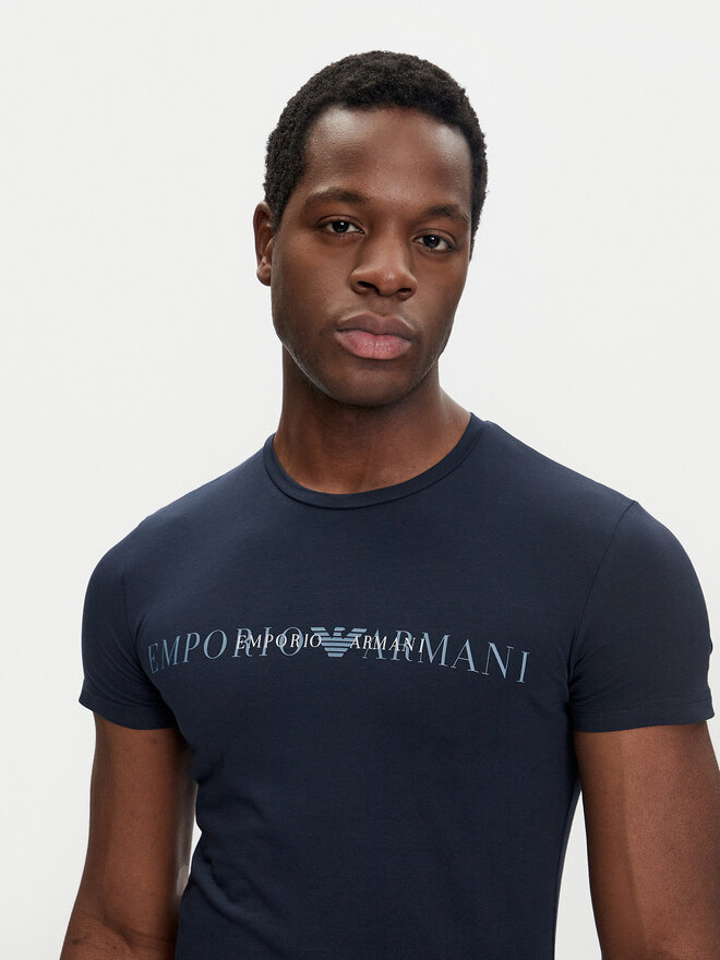Emporio Armani Underwear Emporio Armani Underwear Póló 111035 4F729 00135 Sötétkék Slim Fit