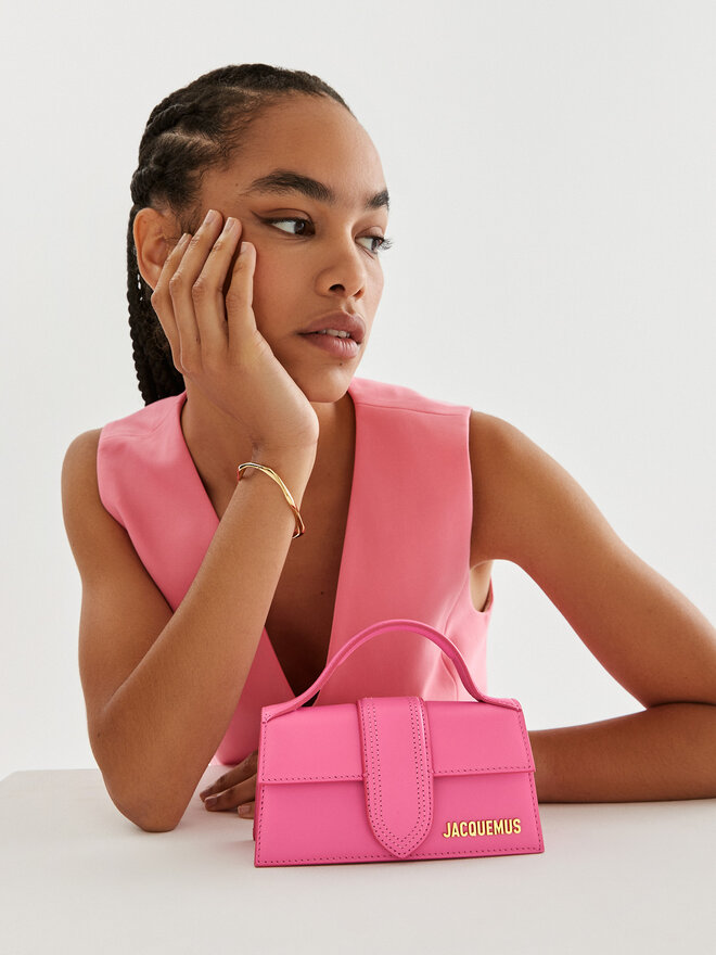 JACQUEMUS Geantă JACQUEMUS Le Bambino 213BA006-3060 Roz