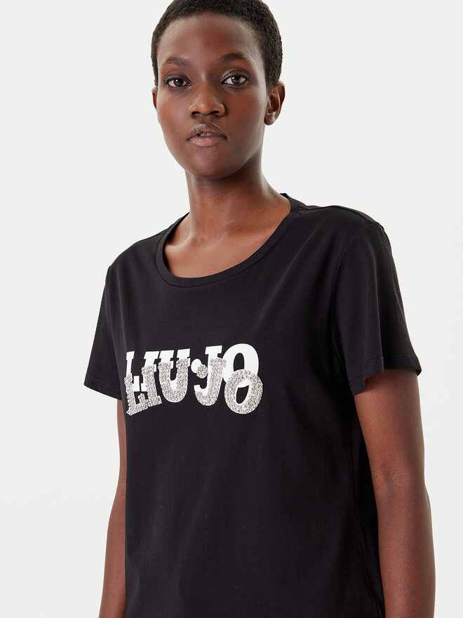 Liu Jo Sport Liu Jo Sport Camiseta TF5280 JS923 Negro Regular Fit