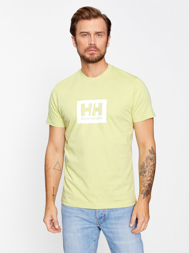 Helly Hansen Helly Hansen Marškinėliai Box 53285 Žalia Regular Fit