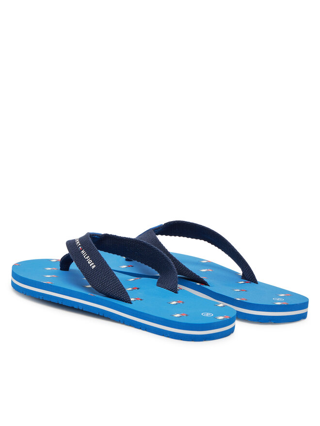 Tommy Hilfiger Flip flop Tommy Hilfiger T3X8-33909-0058A023 S Albastru