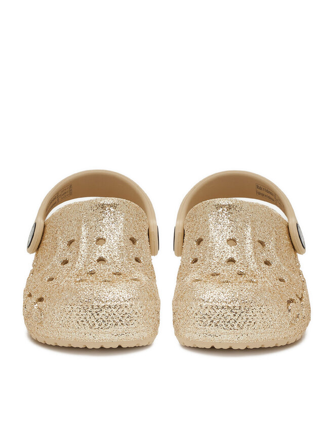 Crocs Klapki Crocs C-BAYA CLOG T 207014-11S Złoty