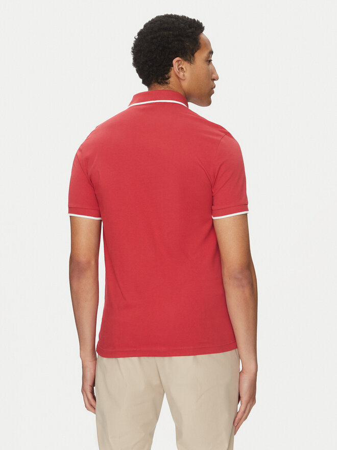 BOSS BOSS Poloshirt Passertip 50507699 Rot Slim Fit