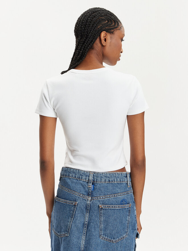 HUGO Hugo Póló Delanor 50512000 Fehér Slim Fit