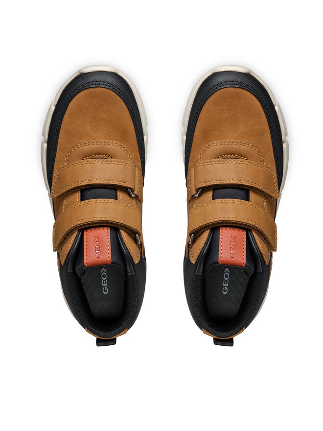 Geox Schnürschuhe Geox J Flexyper J569BA 0ME32 C6002 S Braun