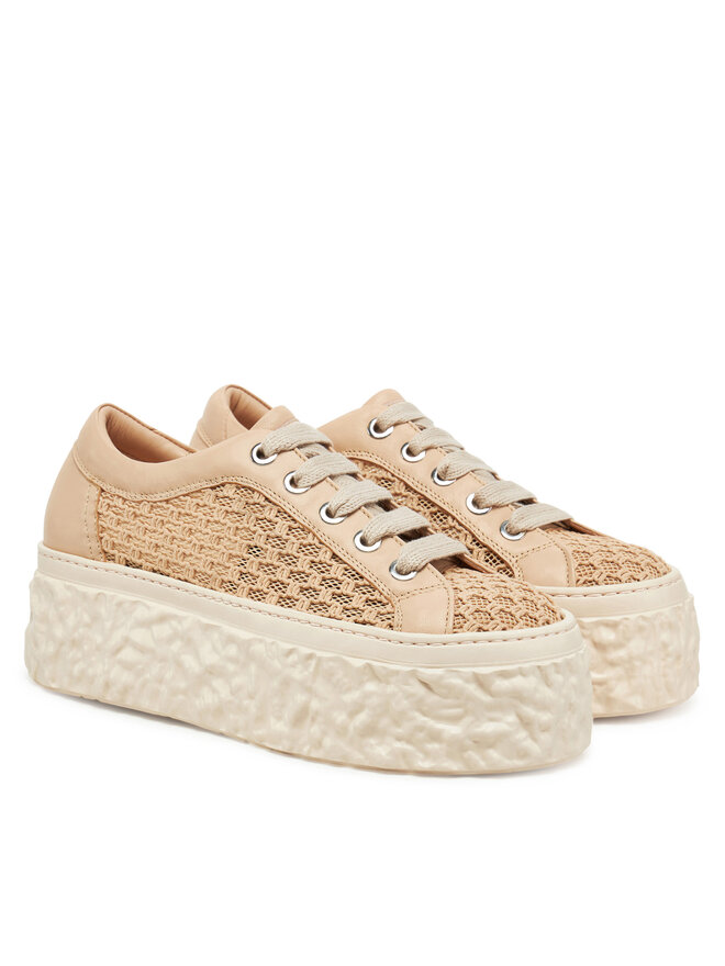 AGL Sneakersy AGL Magma Mesh D776007PGKA231G492 Brązowy