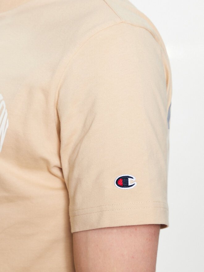 Champion Champion T-Shirt 218521 Μπεζ Regular Fit