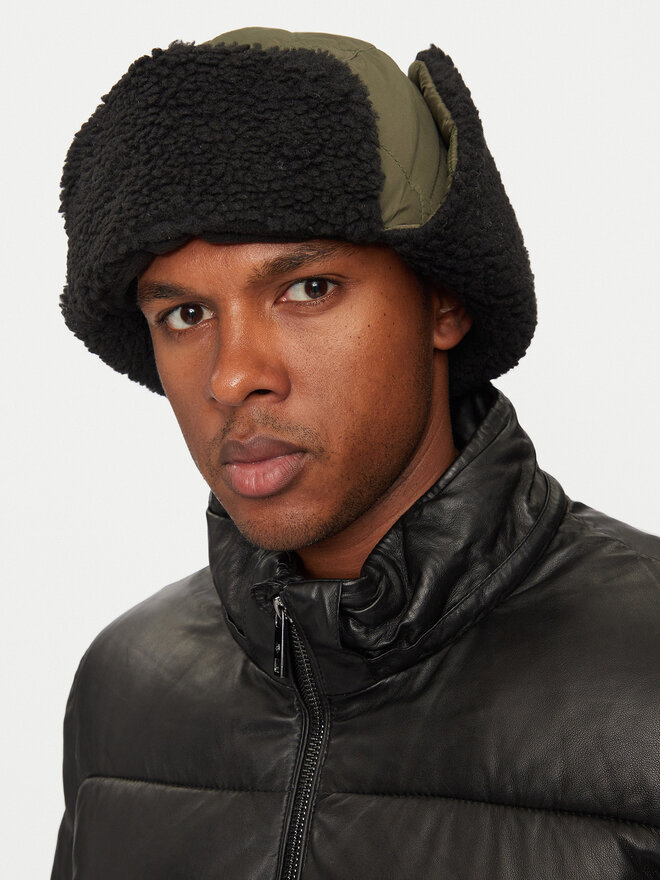 Woolrich Kapa Woolrich Quilted Trapper Hat CFWOAC0295MRUT2635 Khaki