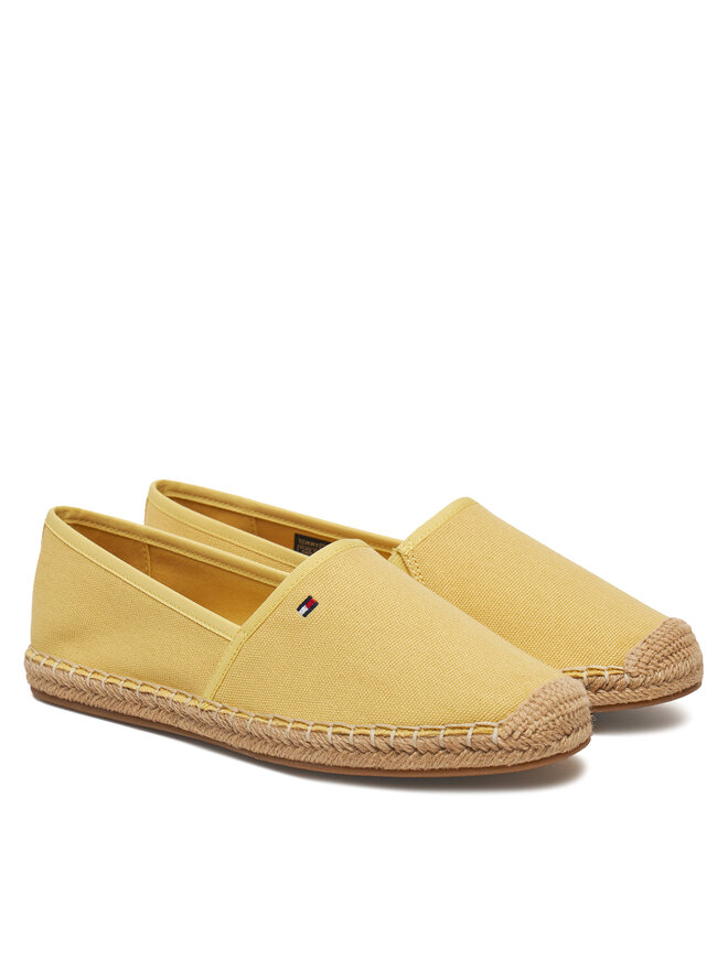 Tommy Hilfiger Espadrilles Tommy Hilfiger Flag Canvas Espadrille FW0FW08541 Sárga